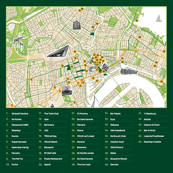 Plattegrond van de Local Taste Beleving Rotterdam 2026/2027
