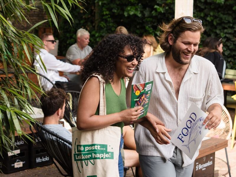 Route langs deelnemers in het centrum uit de Local Taste Beleving Breda 2026/2027