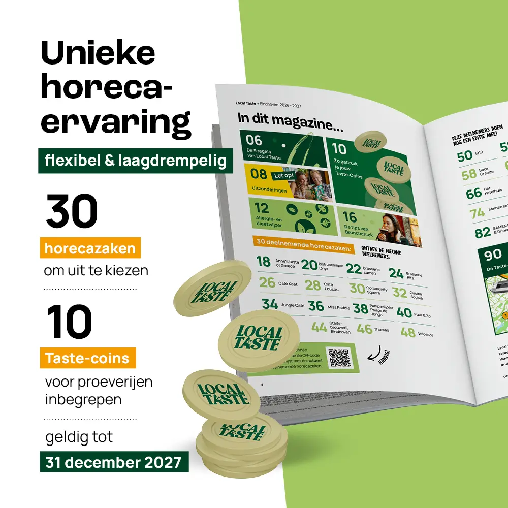 USP's van de Local Taste Beleving Eindhoven 2026/2027